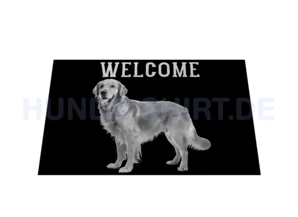 Fußmatte "Golden Retriever - WELCOME" – hunde-shirt.de