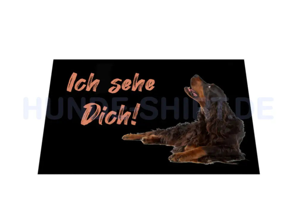 Fußmatte "Gordon Setter - Ich sehe Dich!" – hunde-shirt.de