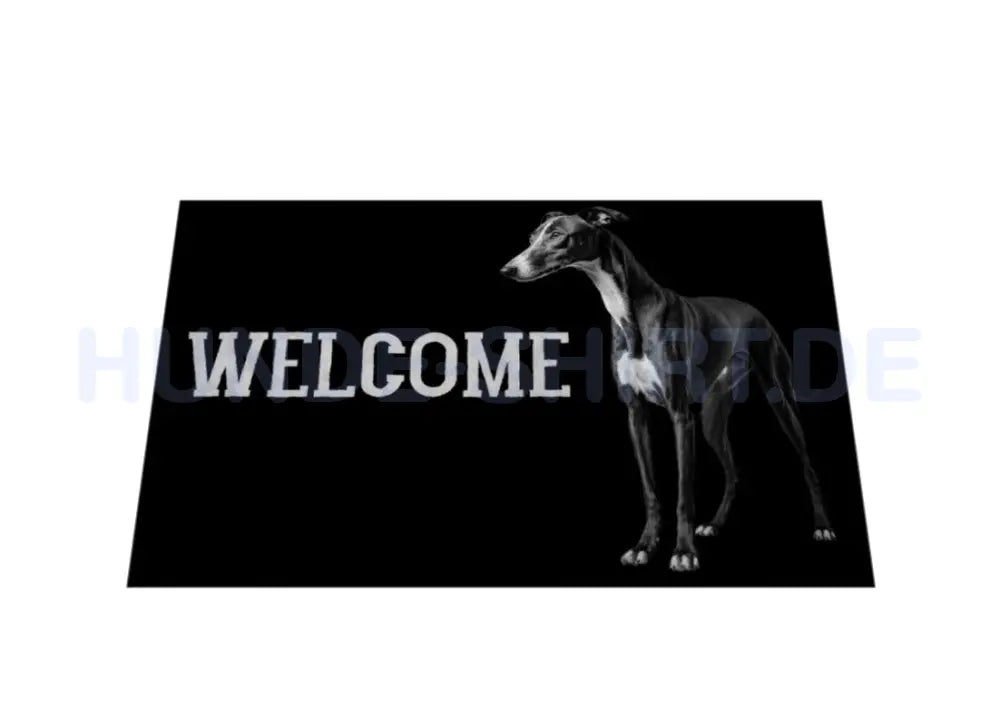 Fußmatte "Greyhound - WELCOME III" – hunde-shirt.de