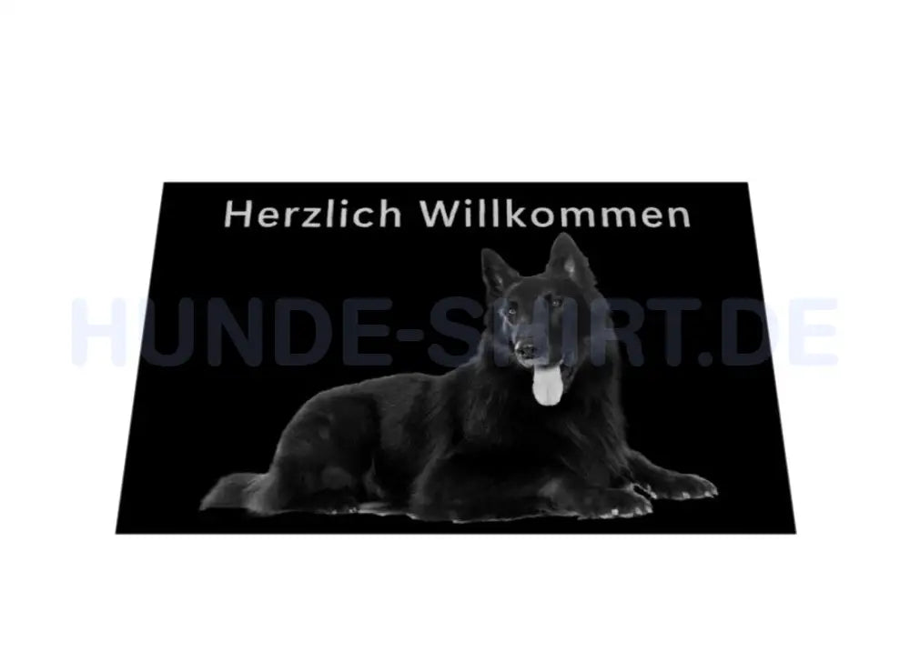 Fußmatte "Groenendael - Herzlich Willkommen II" – hunde-shirt.de