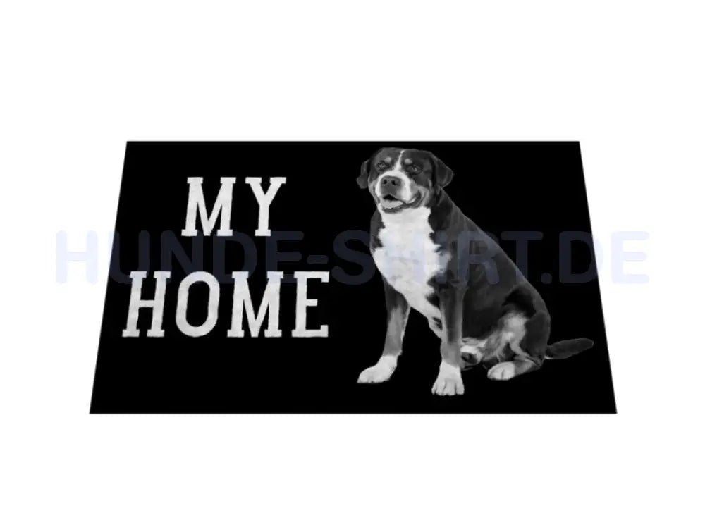 Fußmatte "Großer Schweizer Sennenhund - MY HOME" – hunde-shirt.de