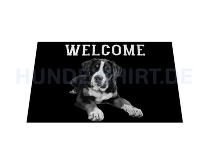 Fußmatte "Großer Schweizer Sennenhund - WELCOME" – hunde-shirt.de