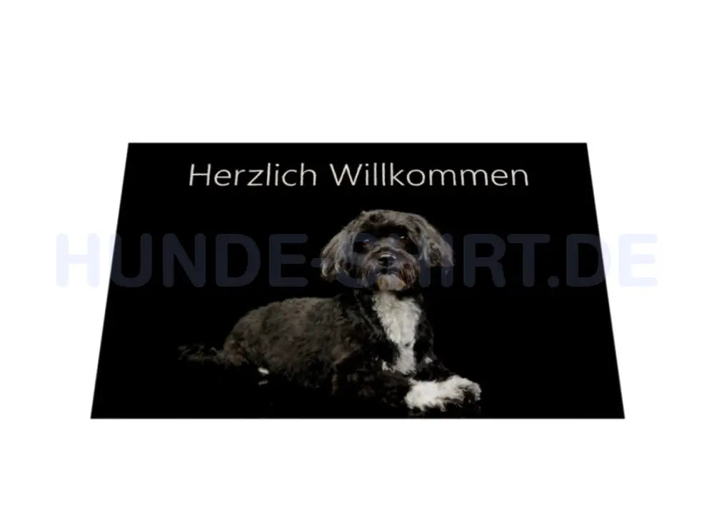 Fußmatte "Havaneser - Herzlich Willkommen" – hunde-shirt.de