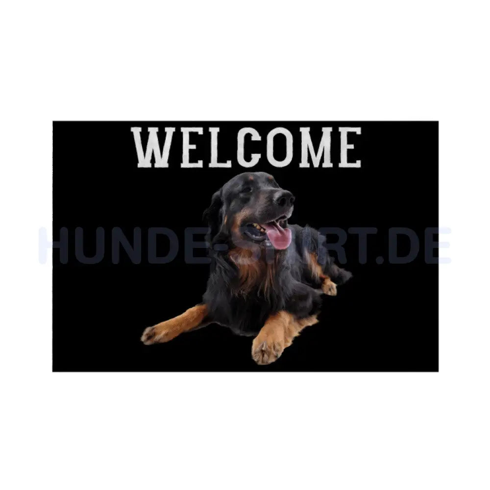 Fußmatte "Hovawart - WELCOME" Weiß – hunde-shirt.de