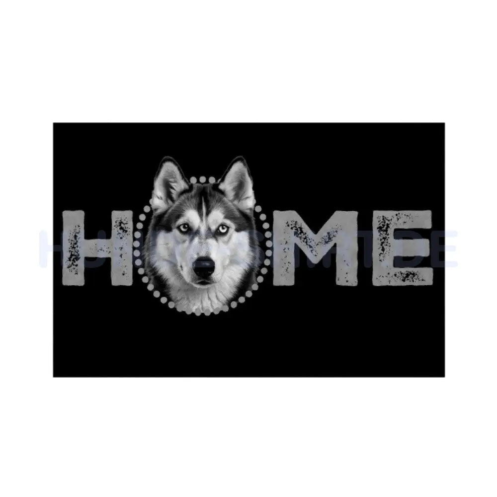 Fußmatte "Husky - HOME-Edition" Weiß – hunde-shirt.de