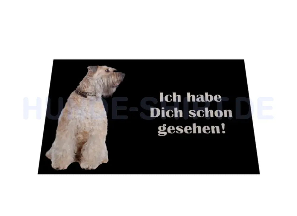 Fußmatte "Irish Terrier / Soft Coated Wheaten - gesehen" – hunde-shirt.de