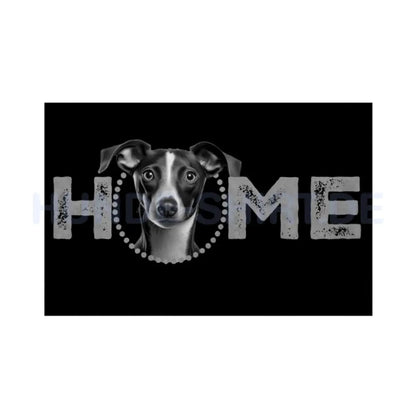 Fußmatte "Italian Greyhound - HOME-Edition 2" Weiß – hunde-shirt.de