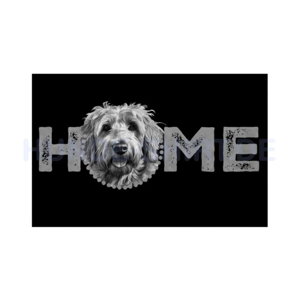 Fußmatte "Komondor - HOME-Edition 2" Weiß – hunde-shirt.de