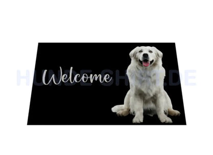 Fußmatte "Kuvasz - Welcome" – hunde-shirt.de