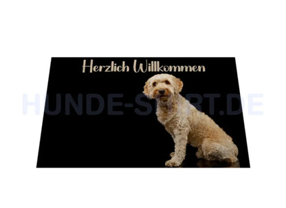 Fußmatte "Labradoodle hell" – hunde-shirt.de