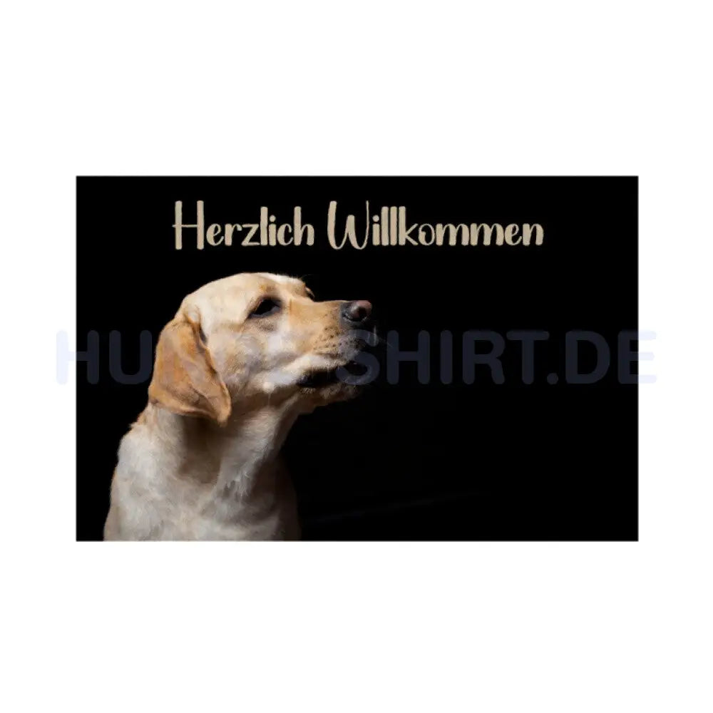 Fußmatte "Labrador hell" Weiß – hunde-shirt.de