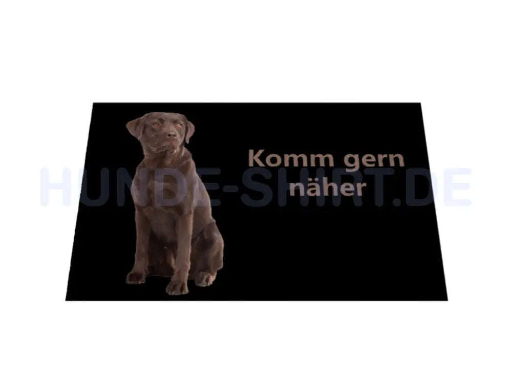 Fußmatte "Labrador - Komm gern näher" – hunde-shirt.de