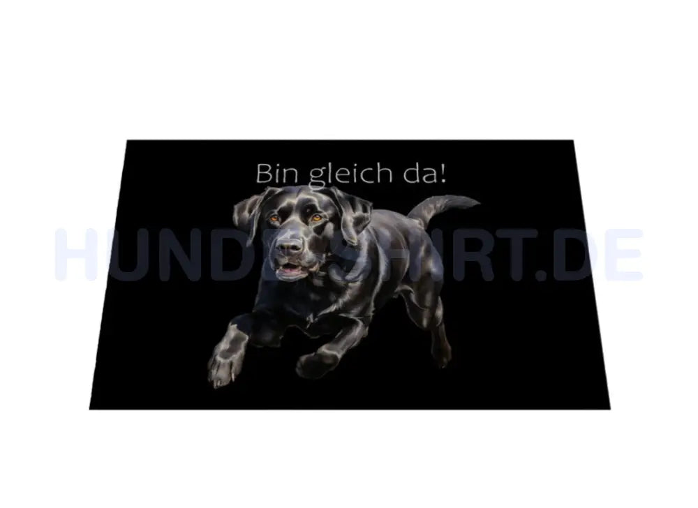 Fußmatte "Labrador Retriever schwarz 2" – hunde-shirt.de