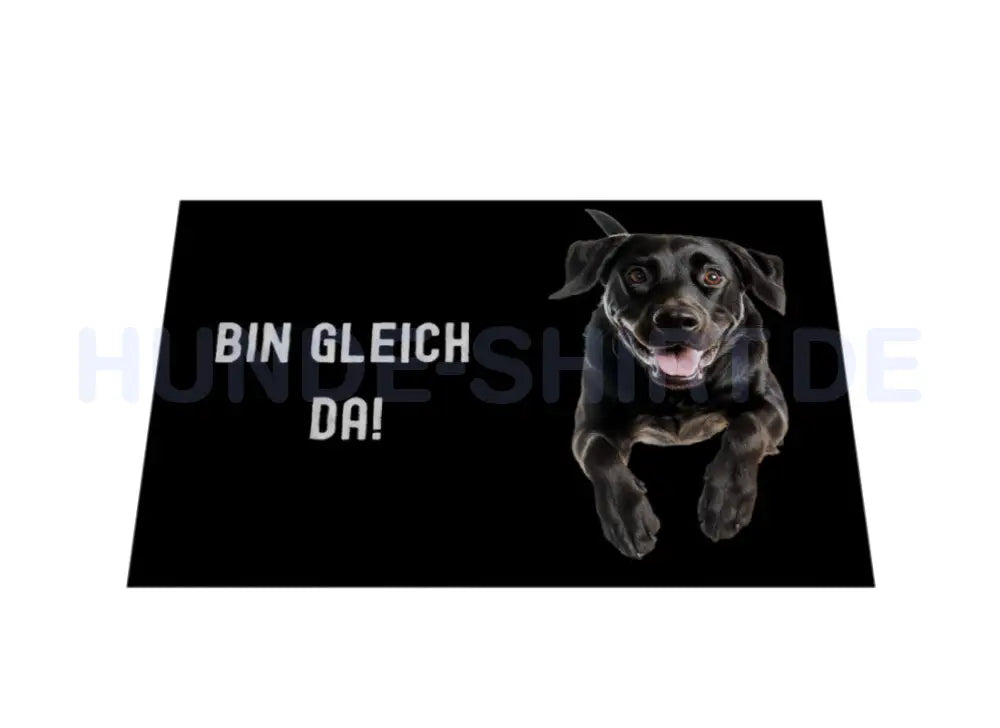 Fußmatte "Labrador Retriever schwarz" – hunde-shirt.de