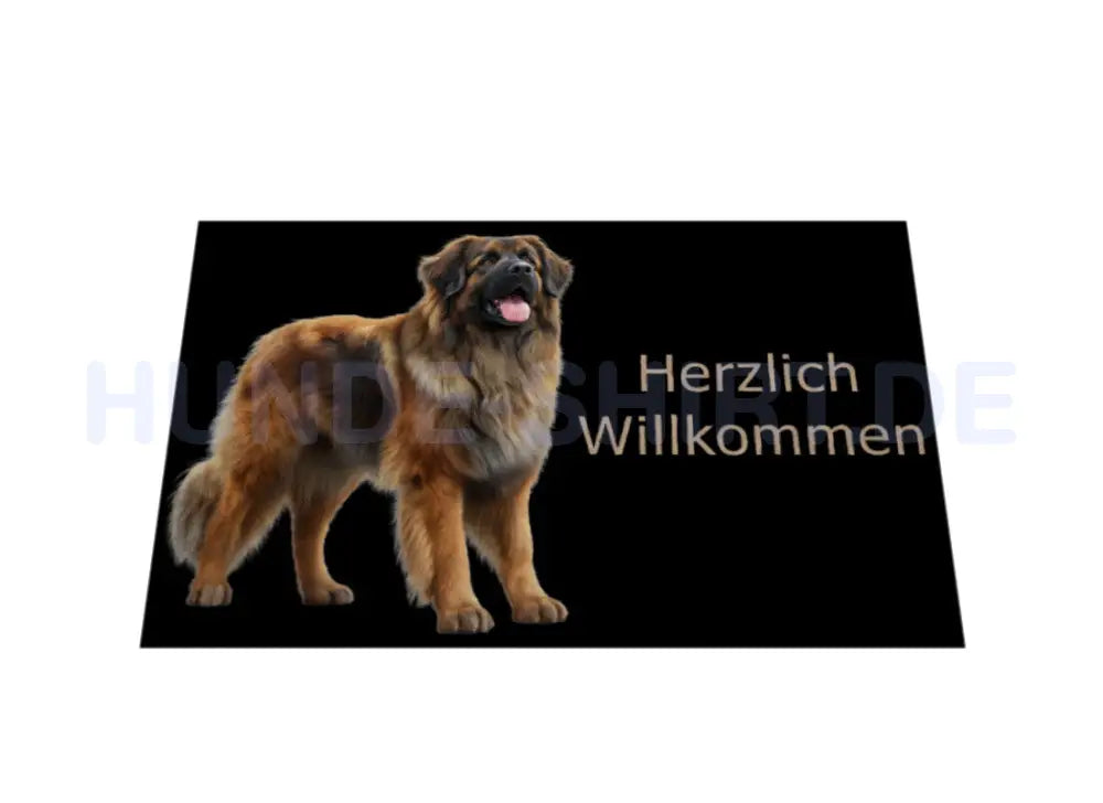 Fußmatte "Leonberger - Herzlich Willkommen" – hunde-shirt.de