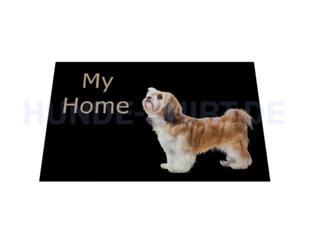 Fußmatte "Lhasa Apso - My Home" – hunde-shirt.de