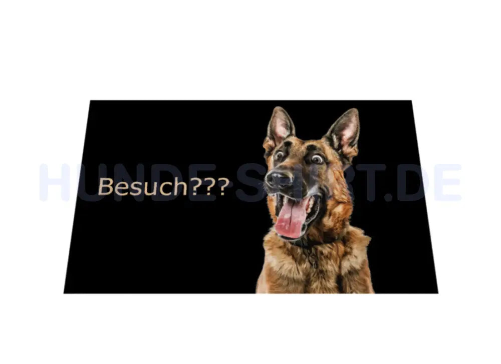 Fußmatte "Malinois - Besuch???" – hunde-shirt.de