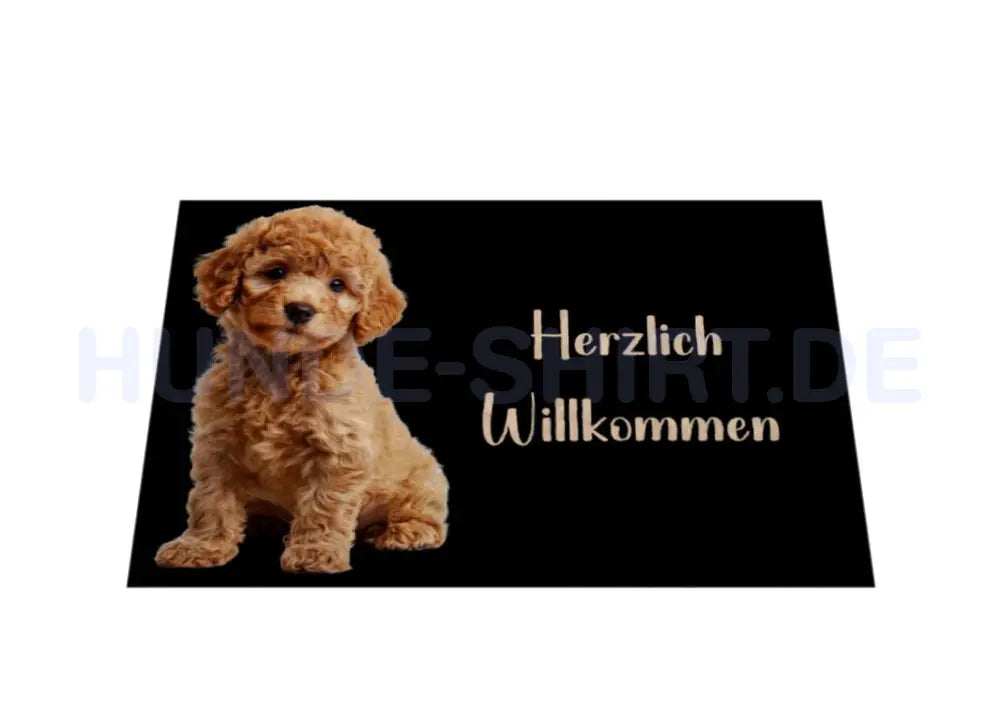 Fußmatte "Maltipoo - Herzlich Willkommen" – hunde-shirt.de