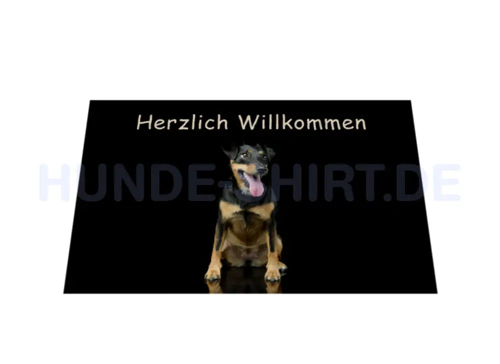 Fußmatte "Manchester Terrier - Herzlich Willkommen" – hunde-shirt.de