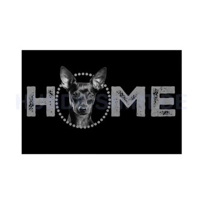 Fußmatte "Manchester Terrier - HOME-Edition" Weiß – hunde-shirt.de