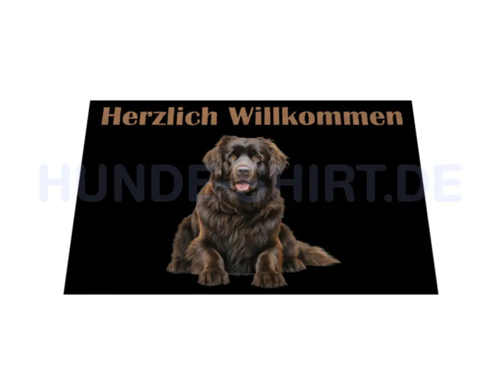 Fußmatte "Neufundländer braun" – hunde-shirt.de