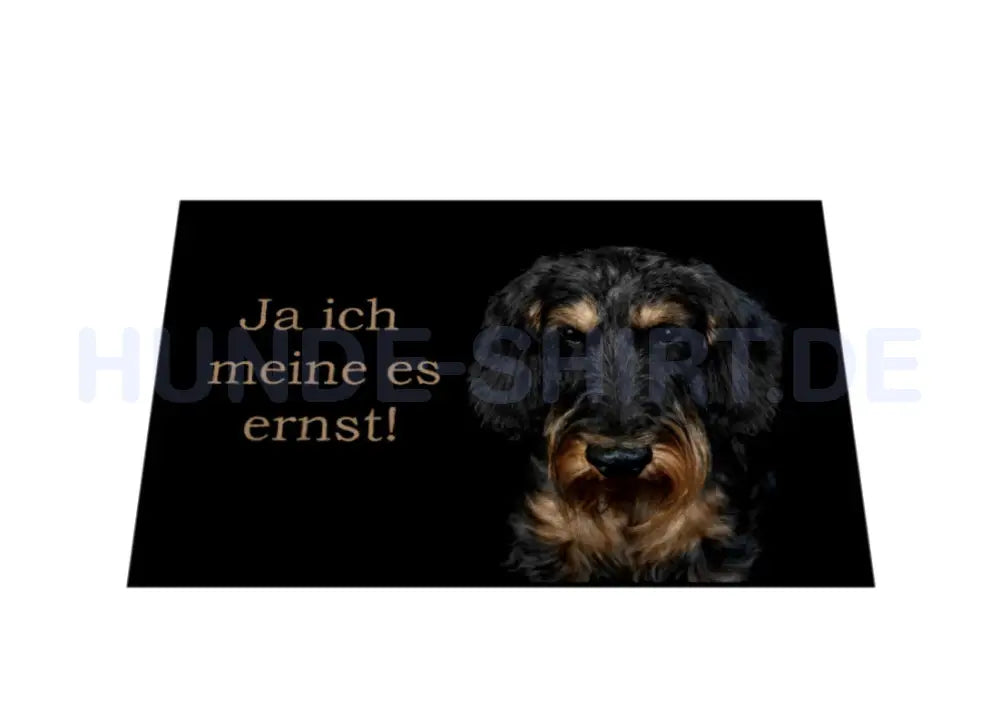 Fußmatte "Rauhaardackel" – hunde-shirt.de