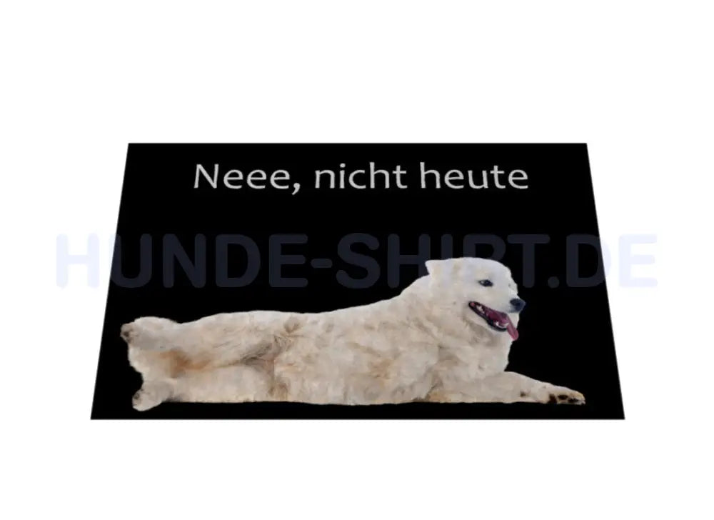 Fußmatte "Samoyed - Neee, nicht heute" – hunde-shirt.de