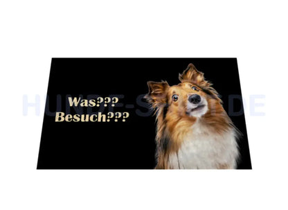 Fußmatte "Sheltie - WAS???" – hunde-shirt.de