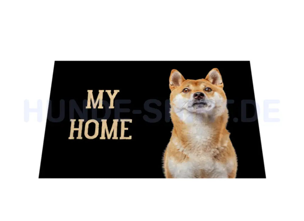 Fußmatte "Shiba Inu - My Home" – hunde-shirt.de