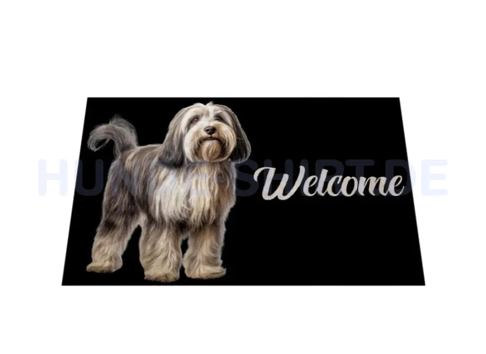 Fußmatte "Tibet Terrier - Welcome" – hunde-shirt.de