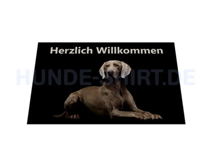 Fußmatte "Weimaraner - Herzlich Willkommen" – hunde-shirt.de