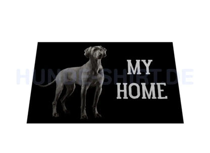 Fußmatte "Weimaraner - My Home" – hunde-shirt.de