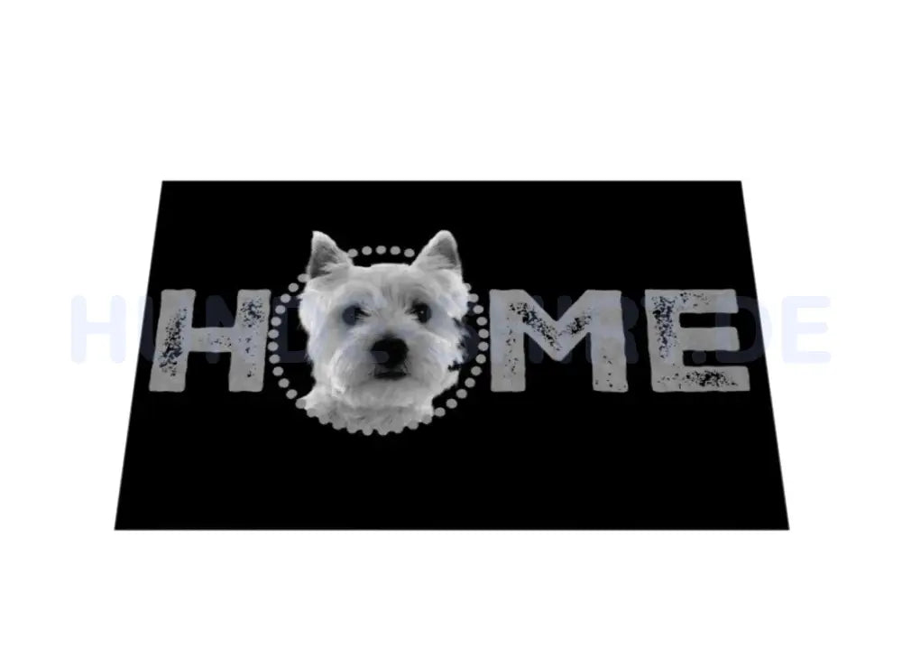 Fußmatte "Westie - HOME-Edition" – hunde-shirt.de