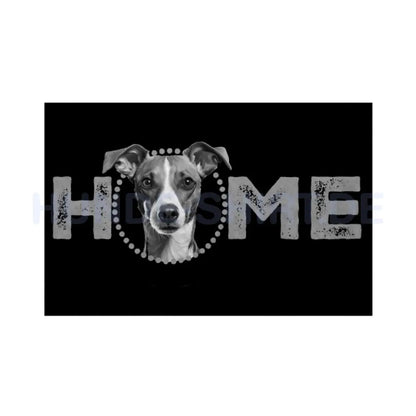 Fußmatte "Whippet - HOME-Edition" Weiß – hunde-shirt.de