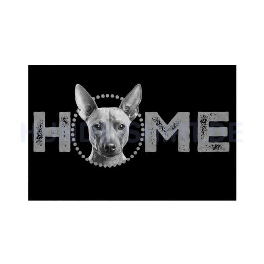 Fußmatte "Xolo - HOME-Edition" Weiß – hunde-shirt.de