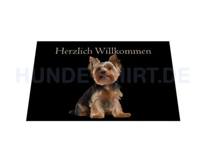 Fußmatte "Yorkie - Herzlich Willkommen" – hunde-shirt.de