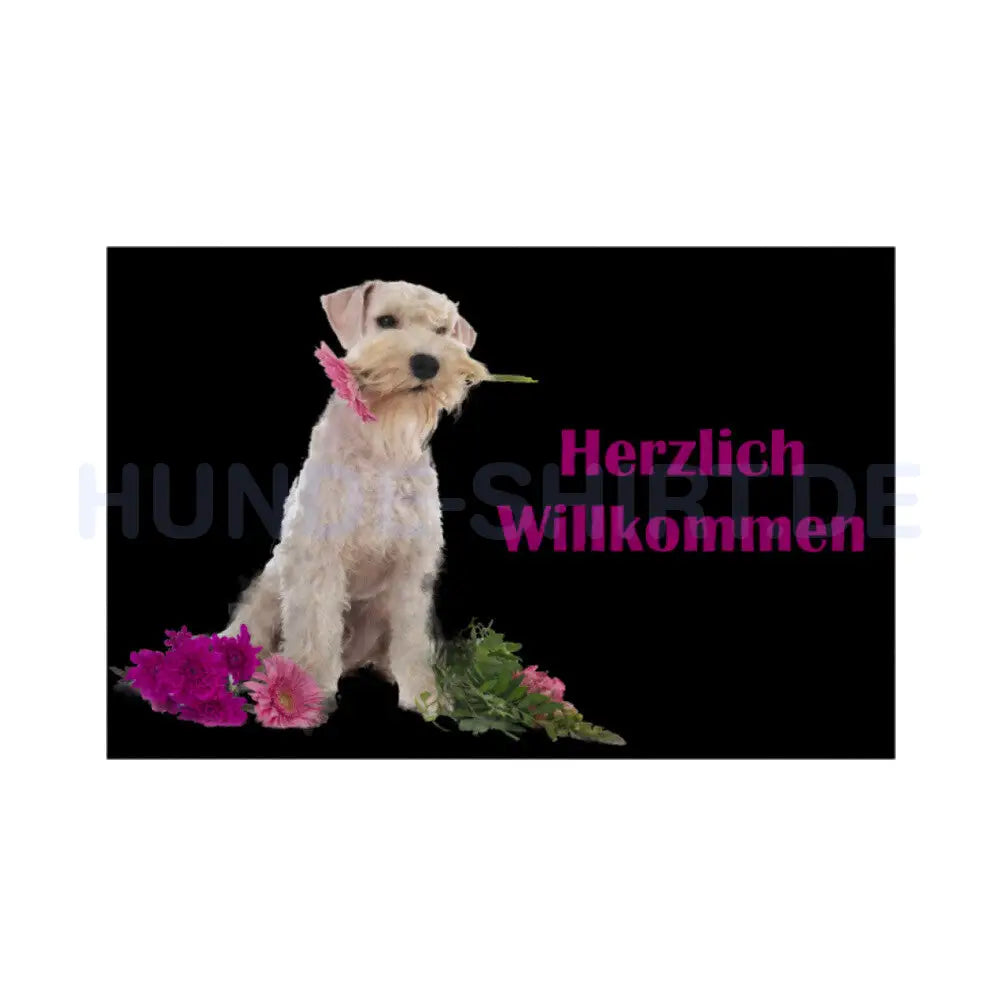 Fußmatte "Zwergschnauzer" Weiß – hunde-shirt.de