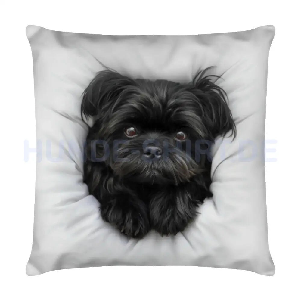 Kissen "Affenpinscher Sweet" Weiß – hunde-shirt.de