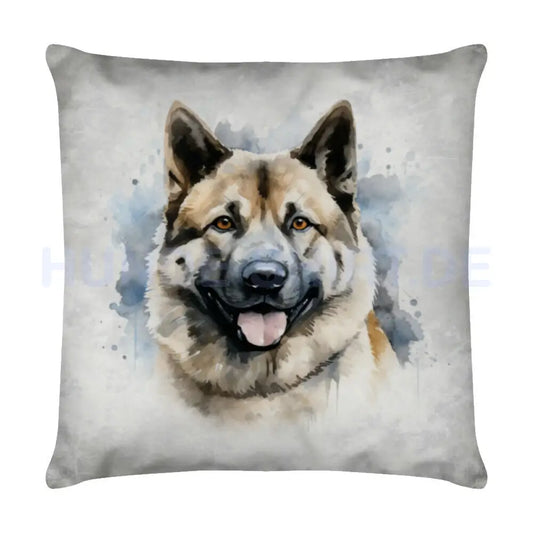 Kissen "Akita Inu - ICE" Weiß – hunde-shirt.de