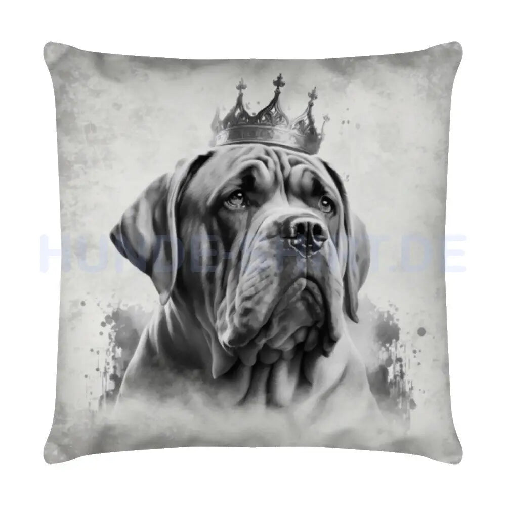 Kissen "Boerboel-King" Weiß – hunde-shirt.de