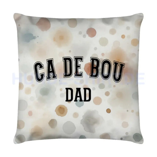 Kissen "Ca de Bou - DAD" Weiß – hunde-shirt.de