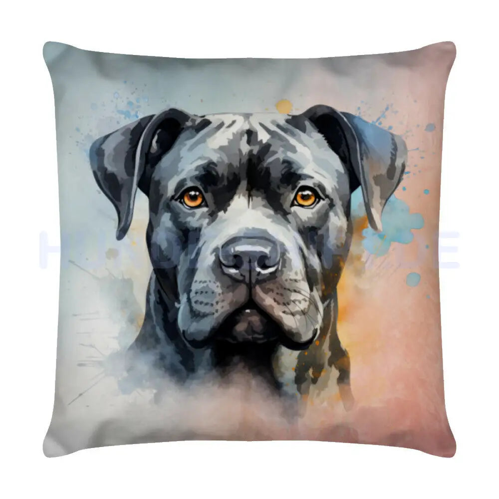 Kissen "Cane Corso Blick" Weiß – hunde-shirt.de