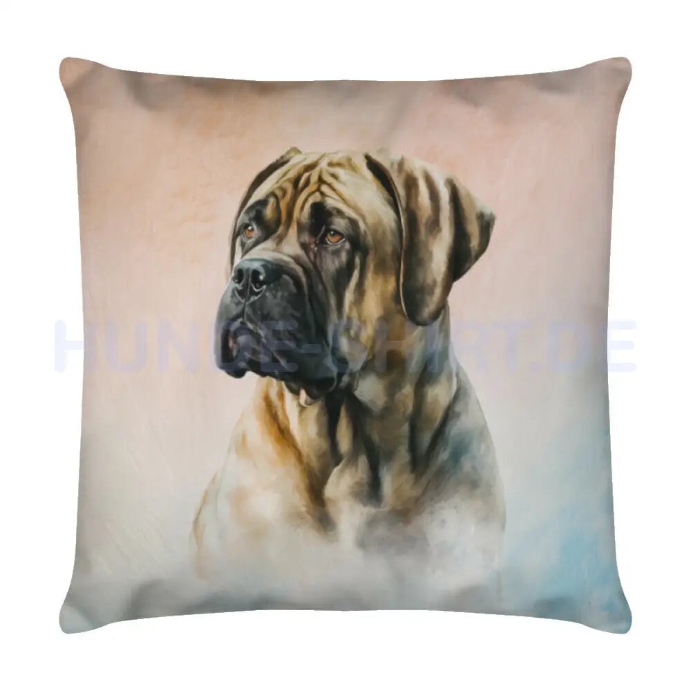 Kissen "Cane Corso hell Portrait Weiß – hunde-shirt.de