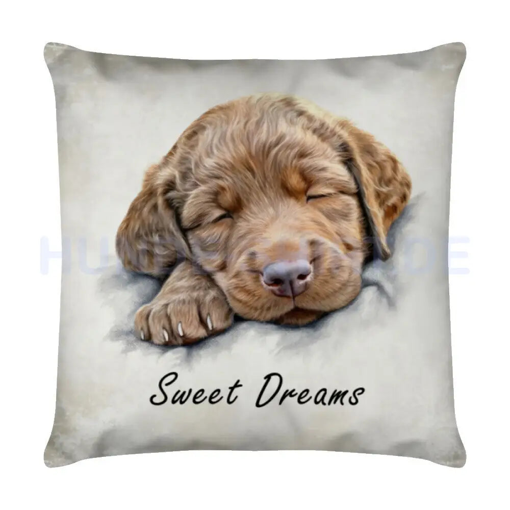 Kissen "Chesapeake Bay - Sweet Dreams" Weiß – hunde-shirt.de