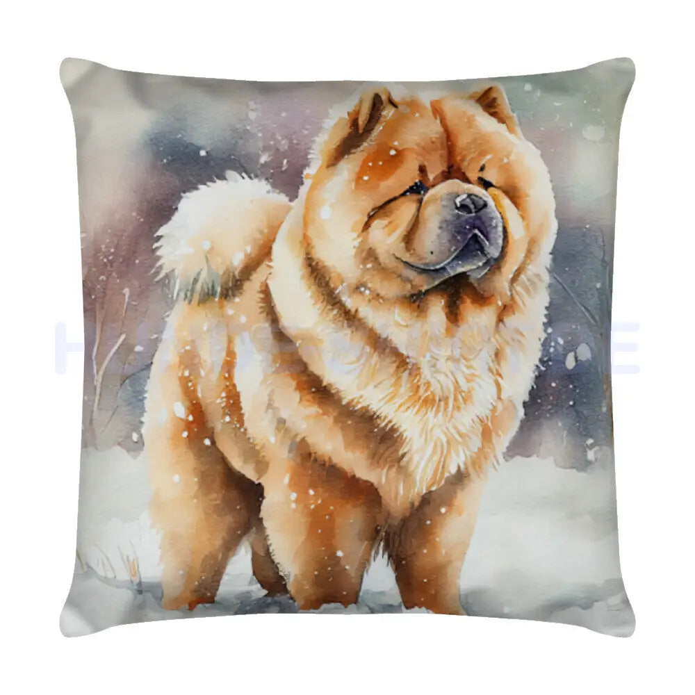 Kissen "Chow Chow" Weiß – hunde-shirt.de