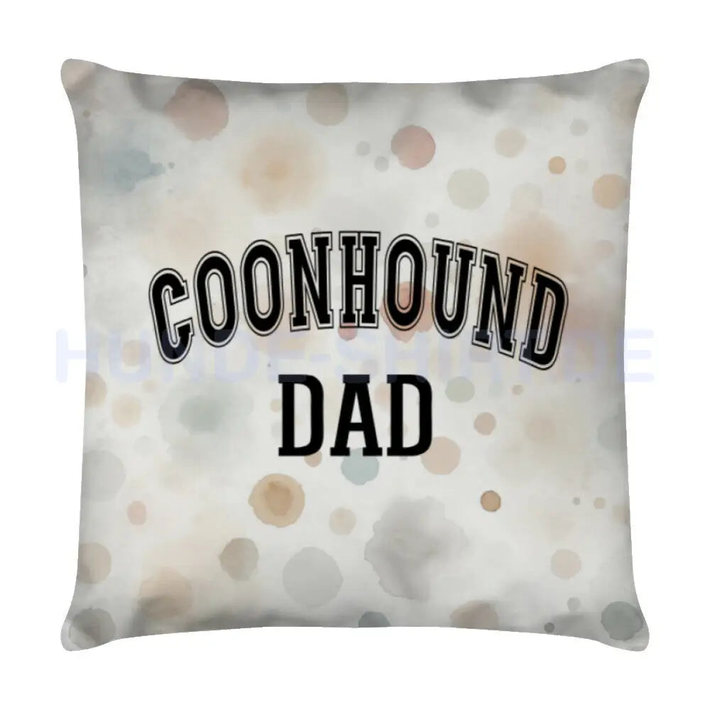 Kissen "Coonhound - DAD" Weiß – hunde-shirt.de