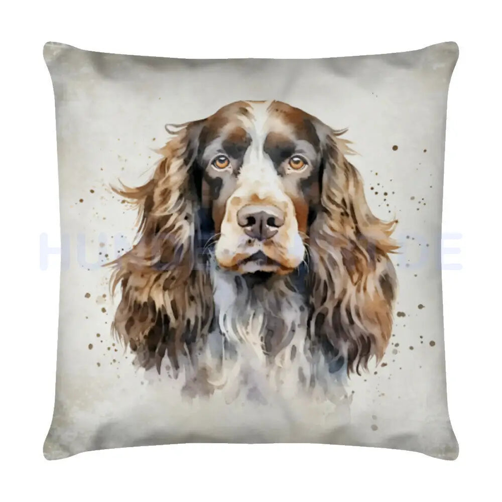 Kissen "English Setter - Blick" Weiß – hunde-shirt.de