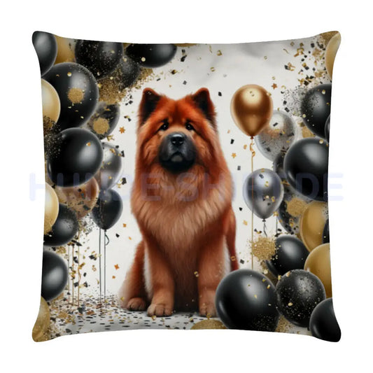 Kissen "Eurasier - Geburtstag" Weiß – hunde-shirt.de