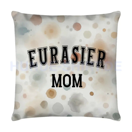 Kissen "Eurasier - MOM" Weiß – hunde-shirt.de