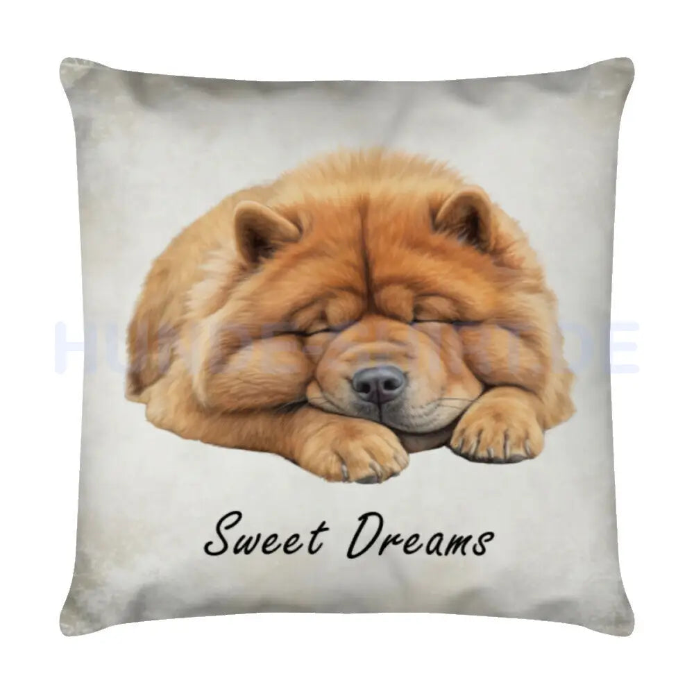 Kissen "Eurasier - Sweet Dreams" Weiß – hunde-shirt.de